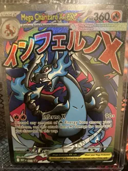 Pokemon TCG Mega Charizard X ex & Oricorio EX ME Mega Evolutions Promo SEALED - Image 1