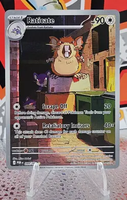 Pokemon Mega Evolution Perfect Order Raticate 099/088 Illustration Rare - Image 1