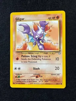 GLIGAR 59/111 NEO GENESIS CARTA POKEMON ENG - Image 1