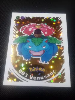 2022 POKEMON Prizma Sticker #003 Venusaur Gold Star Holo Peru Gradeable - Image 1