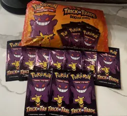 POKEMON TRICK OR TRADE BOOSTER BUNDLE PACKS (LOT OF 10 TCG PACKS) Brand New! - Image 1