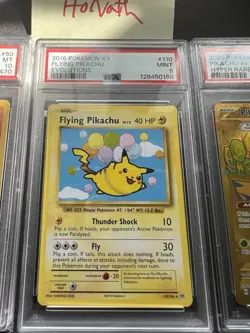 Pokemon Flying Pikachu Evolutions 110/108 Secret Rare PSA 9 2016 - Image 1