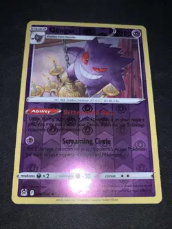 Pokemon TCG Gengar 066/196 SWSH11: Lost Origin Reverse Holofoil Rare Near Mint - Image 2