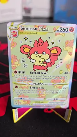 Simisear VSTAR Crown Zenith Galarian Gallery GG37 Ultra Rare Pokemon TCG - Image 2