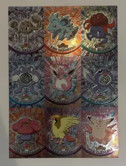 Pokemon 2000 Topps Chrome Series 1 Uncut Exclusive Preview Rare Wigglytuff NM-MT - Image 1