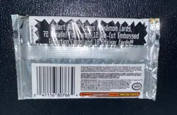 Pokemon Topps The First Movie Sealed Unopened Booster Pack Black Logo - Image 5