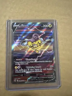Pokemon Raikou V GG41/GG70 Crown Zenith Galarian Gallery Ultra Rare Holo NM - Image 4