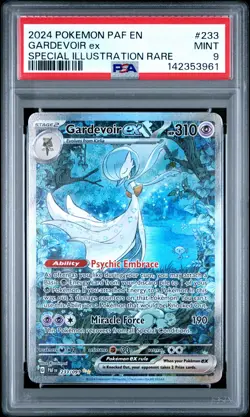2024 POKEMON PALDEAN FATES SPECIAL ILLUSTRATION RARE #233 GARDEVOIR EX PSA 9 - Image 1