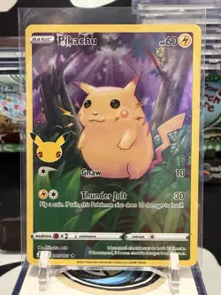 Pikachu 005/025 Celebrations Character Rare Pokemon TCG Near Mint (NM) - Image 1