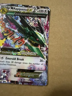 TCG POKEMON CELEBRATIONS M RAYQUAZA EX HOLO 76/108 Bl - Image 2