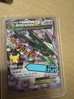 TCG POKEMON CELEBRATIONS M RAYQUAZA EX HOLO 76/108 Bl - Image 5