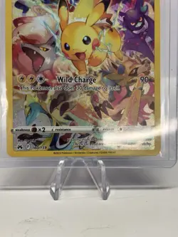 Pokemon TCG Pikachu Secret Rare Full Art Holo 160/159 Crown Zenith - Image 2