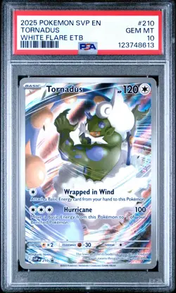 2025 POKEMON SVP EN-SV BLACK STAR PROMO #210 TORNADUS PSA 10 - Image 1