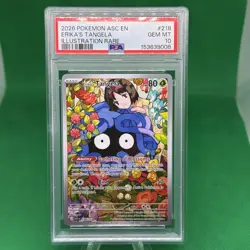2026 POKEMON ASC EN-ASCENDED HEROES ILLUSTRATION RARE ERIKA'S TANGELA PSA 10 - Image 1