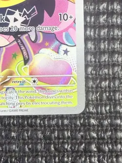 Ionos Wattrel 231/217 English Raw Pokemon Illustration Rare Near Mint - Image 3