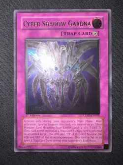 Yugioh Cyber Shadow Gardna 1st Edition Ultimate Rare CDIP-EN058 LP/NM - Image 2