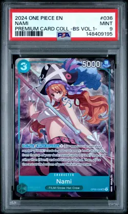 2024 ONE PIECE PREMIUM COLLECTION-BEST SELECTION VOL.1- #036 NAMI PSA 9 - Image 1