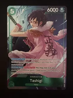 Tashigi (Dash Pack) OP14-029 The Azure Sea's Seven Foil One Piece - Image 1