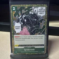 One Piece | Spiderweb OP04-035 | Kingdoms of Intrigue | Gold Foil | NM - Image 1