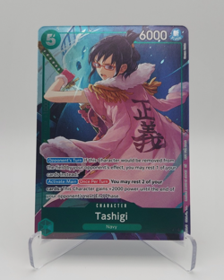 Tashigi Dash Pack Alt Art OP14-029 The Azure Sea's Seven One Piece English - Image 1