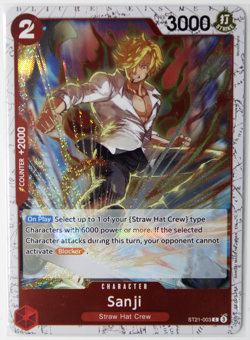 Sanji (Reprint) ST21-003 C One Piece Foil NEW Premium Best Vol 2 - Image 1