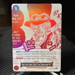 But Ace Here Said You OP13-019 - 3rd Anniversary Treasure Campaign Pack Promo - Image 1