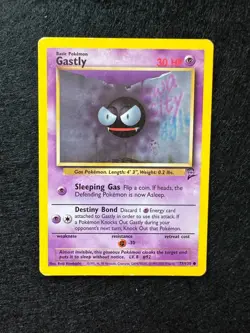 GASTLY 75/130 SET BASE 2 CARTA POKEMON ENG - Image 1