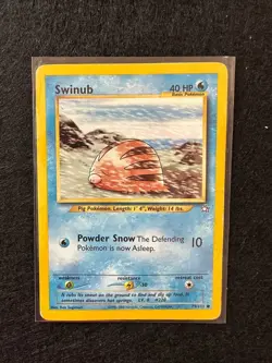 SWINUB 79/111 NEO GENESIS CARTA POKEMON ENG - Image 1