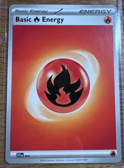 SVE Basic Fire Energy 002 Paldean Fates Pokemon TCG - Image 1