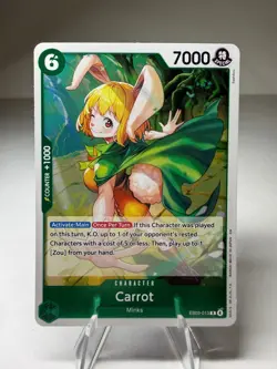 Carrot EB03-013 R Foil One Piece Extra Booster: Heroines Edition NM - Image 1