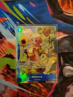 Rebecca OP15-053 SR Alt Art Parallel English One Piece TCG Adventure Kami Island - Image 1