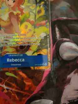 Rebecca OP15-053 SR Alt Art Parallel English One Piece TCG Adventure Kami Island - Image 3