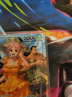 One Piece OP15 Rebecca Alt ART OP15-039 Leader* Foil Adventure On Kami's Island - Image 4