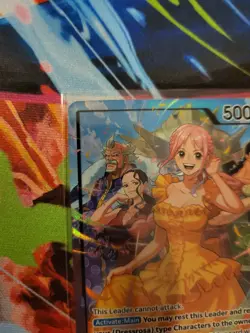 One Piece OP15 Rebecca Alt ART OP15-039 Leader* Foil Adventure On Kami's Island - Image 5