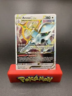 Arceus VSTAR 123/172 Miscellaneous Cards & Products Promo Holo Metal Card NM - Image 1