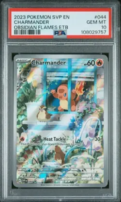 Pokemon Charmander 044 Sv: Scarlet & Violet Promo Holo PSA 10 English 2023 Card - Image 1