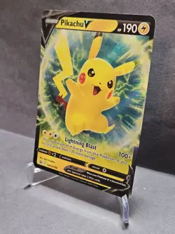 Pikachu V - SWSH198 - Pokemon Sword & Shield Promo Ultra Rare Holo Card - Image 2