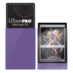 60 Ultra Pro Matte Purple Small Size Deck Protector New Gaming Card Sleeves tcg - Image 2