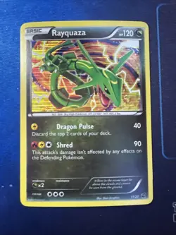Rayquaza Dragon Vault 11/20 Holo Card Lightly Played Condition - Image 1