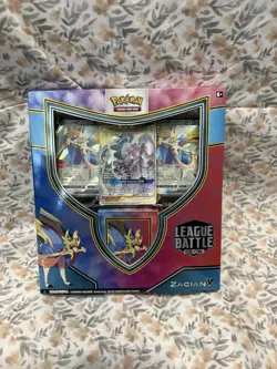 Pokemon TCG: Zacian V League Battle Deck Trading Card Games 820650807978 - Image 1