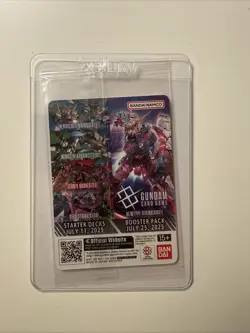 Sealed Gundam Card Game World Tour 2025 English EX Base EXBP-003 P - Image 2