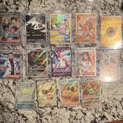 Pokemon TCG Full Art Holo Promo Lot 13 Cards Professor's Research Dark Sylveon - Image 1