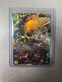 Bandai One Piece CCG Zeus OP11-106 Special Character Card English - Image 1