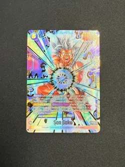 Son Goku FB09-037 Alternate Art Dual Evolution Dragon Ball Card English Fusion - Image 1