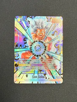 Son Goku FB09-037 Alternate Art Dual Evolution Dragon Ball Card English Fusion - Image 4