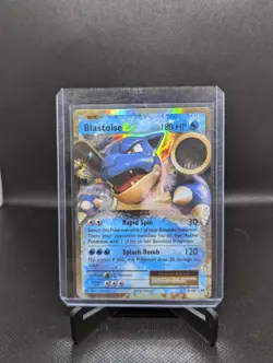 Pokemon Card - Blastoise EX XY Evolutions 21/108 Ultra Rare Holo 21/108 LP - Image 1