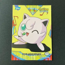 Jigglypuff Topps 2000 Pokemon: TV Series 2 Puzzel Card #6 of 10 - Image 1