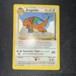 Dragonite 5 Movie Black Star Promo WOTC Pokemon Card - Image 1