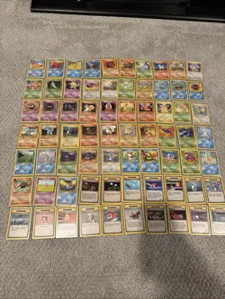 Vintage Pokemon Base Set Unlimited Fossil Jungle Lot 70 Cards All Different - Image 1