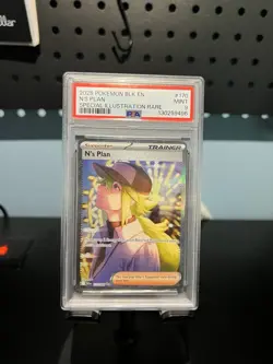 Pokemon TCG N’s plan 170/086 PSA Graded 9 Mint English Card - Image 1